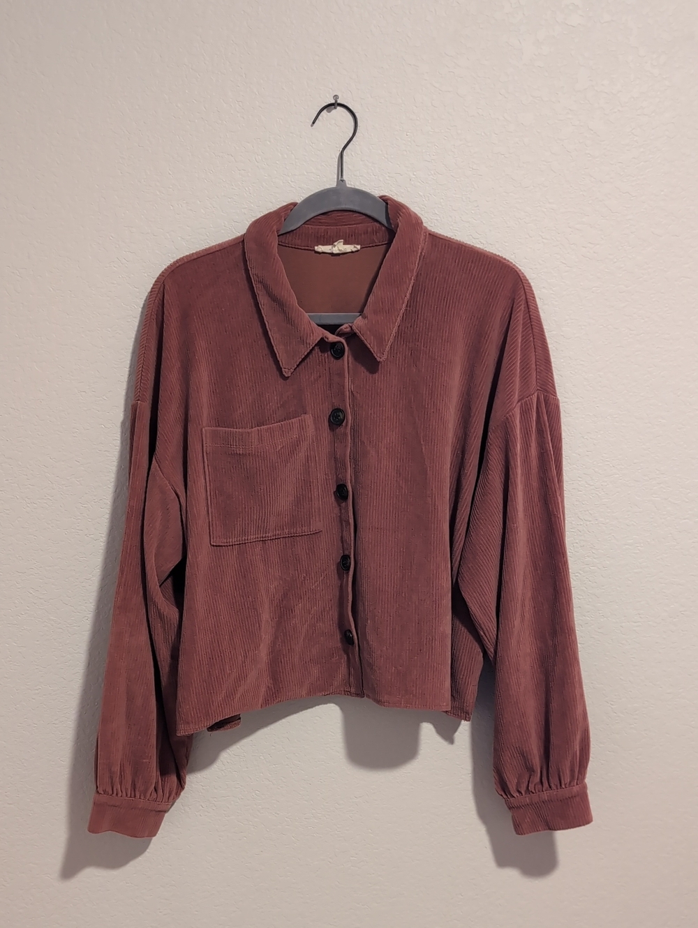 Madewell Corduroy Cropped Top